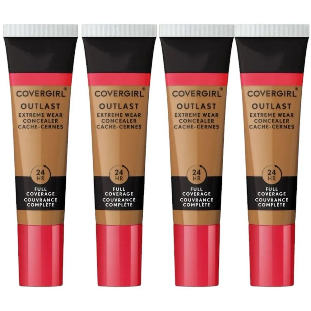 4x Covergirl Outlast Extreme Wear Concealer 865 Tawny Fauve